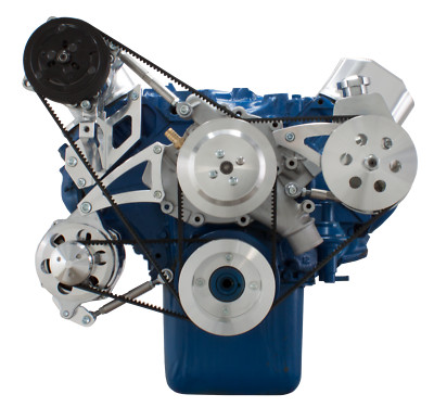 Big Block Ford V-Belt System AC Alternator Power Steering BBFL BBF 429 460