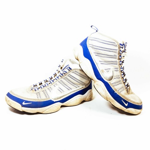 nike spiridon blue white