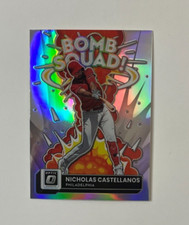 2022 Donruss Optic Bomb Squad Nicholas Castellanos Silver Prizm #BS-10 Phillies