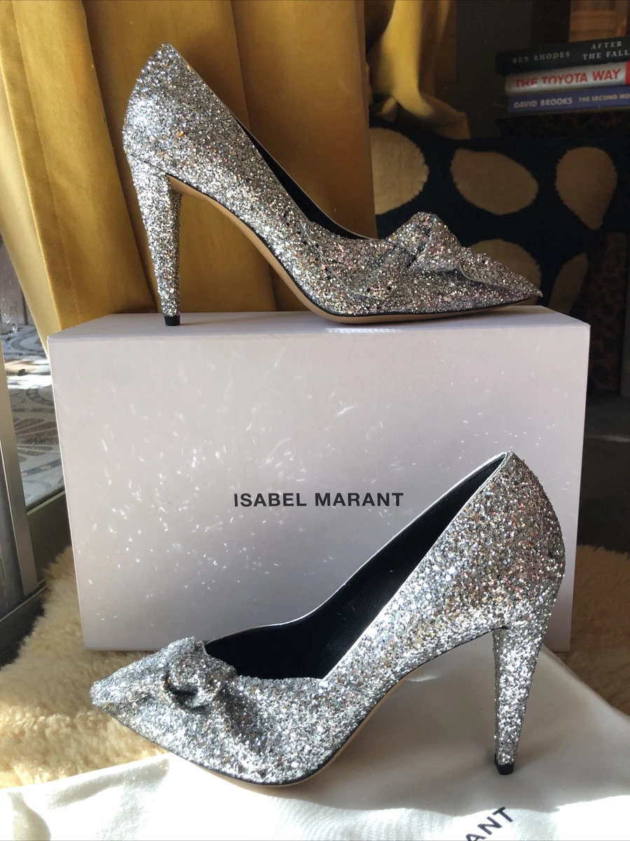 Isabel Poetty Glitter Pumps Heels 39 NIB | eBay