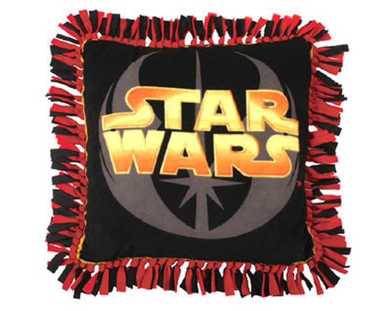 STAR WARS No Sew FLEECE PILLOW Kit Finished Size 27" " for sale online