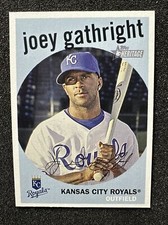 JOEY GATHRIGHT #7 2008 Topps Heritage Black Back Variation QTY Kansas City