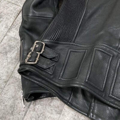 DIESEL x TIMELESS COLLECTION Lamb Leather Double Rider Jacket