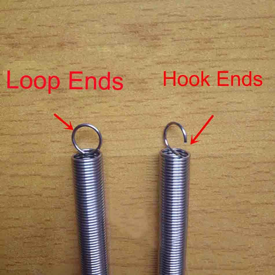 5pcs Stainless Steel Expansion Extension Springs Wire Dia 0.3mm Hook ...
