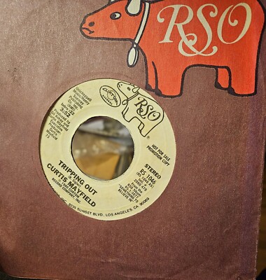 Curtis Mayfield - Tripping Out- Promo -Mono/Stereo - 45rpm  Orginal Sleeve.  VG+