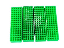 PUL Plastic 80-Place 1.5-2.0mL Microcentrifuge Tube Rack and 60-Place PCR (4/Pk)