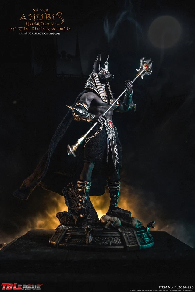 Экшн-фигурка TBLeague 1:12 PL2024-228 Silver Anubis Guardian модель игрушка - Изображение 2 из 4