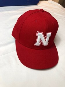 New Era Base All Cap Size 7 3 8 58 7cm Red Nebraska Cornhuskers Mint Ebay