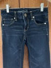 American Eagle AE Skinny Jeans Womens Size 0 Dark Blue Super Stretch - Free Ship — photo 2