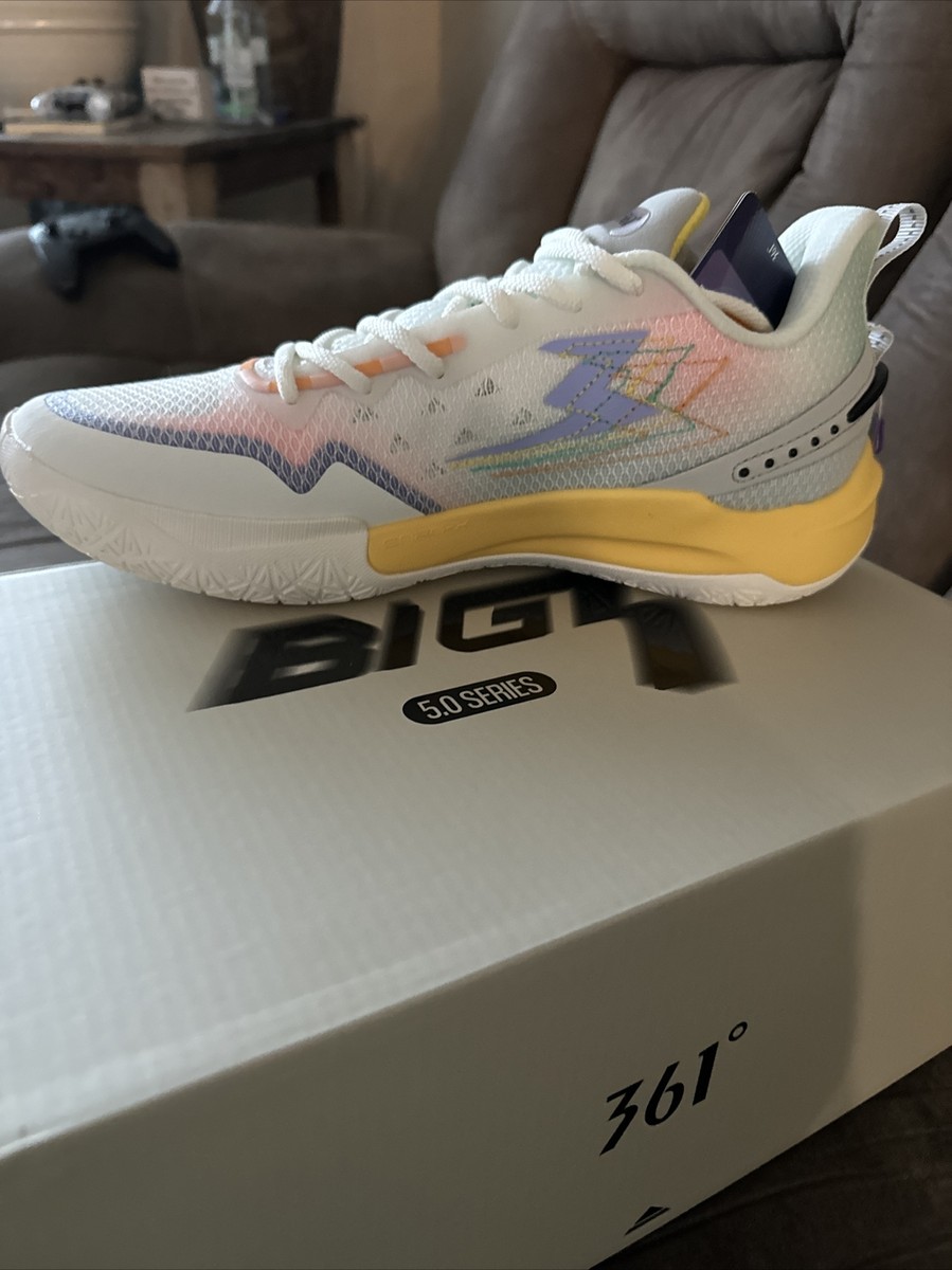 361 Degrees Nikola Jokic Big Quick Wind Rises Shoes Size 10 IN HAND