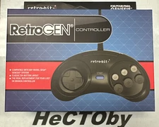 RETROGEN SEGA RETROBIT Retropad (GG00360) Gamepad Genesis Controller RETRO-BIT
