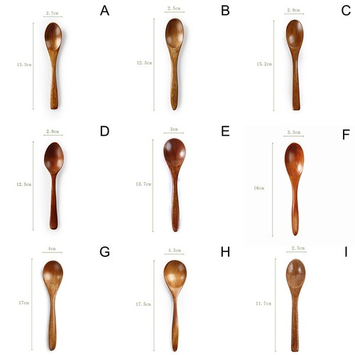 Long Handled Bamboo Wooden Soup Spoons Kitchen Cooking Utensil Rice Spoon - Picture 10 of 26