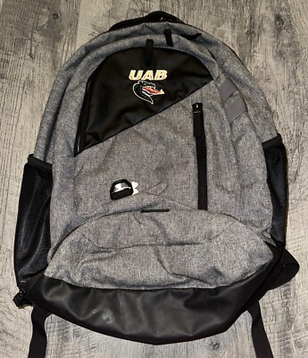 University of Alabama Birmingham UAB Under Armour Backpack Bag BLAZERS Blk / Gry