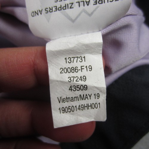REI Co-Op Rain Windbreaker Jacket Youth Girl XL 18 Hooded Full Zip - Picture 14 of 15