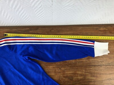 Maillot d'occasion adidas France 1978-1980 domicile M/L (très bon état) - Taille S