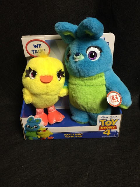 ducky and bunny stuffed animals