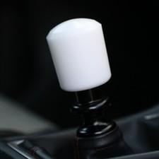 Ssco Bk 125 Grams White Delrin 5 6 Speed Shift Knob Block