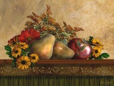 Ceramic Backsplash Tile Mural Fruit Vegetable Kitchen/Bathroom - Pear Still Life