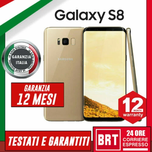 Cellulari e smartphone Samsung Galaxy S8 oro
