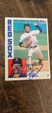 1984 TOPPS SIGNED CARD BOB OJEDA RED SOX DODGERS INDIANS METS YANKEES # 162