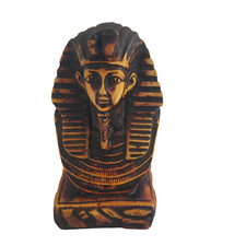 Egyptian Pharaoh Tutankamun Bust Statue 4"