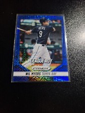2014 PANINI PRIZM BASEBALL BLUE MOJO PRIZM SP #203 WIL MYERS TAMPA BAY /75 NRMT+