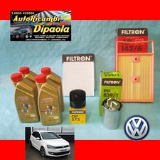 KIT TAGLIANDO AUDI A1 VW POLO 6R SEAT IBIZA IV 2014> 1.4 TDI CASTROL 5W30 FILTRI