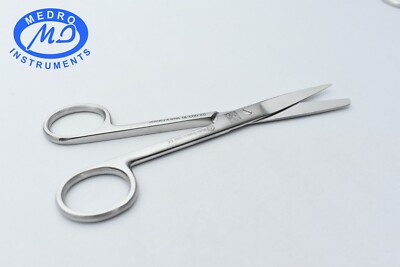 DRESSING & OPERATING SCISSORS SHARP/BLUNT 6.25'' STRAIGHT SURGICAL INSTRUMENTS