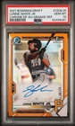 2021 Bowman Draft Baseball Orange Lonnie White Jr. #CDA-LW PSA 9