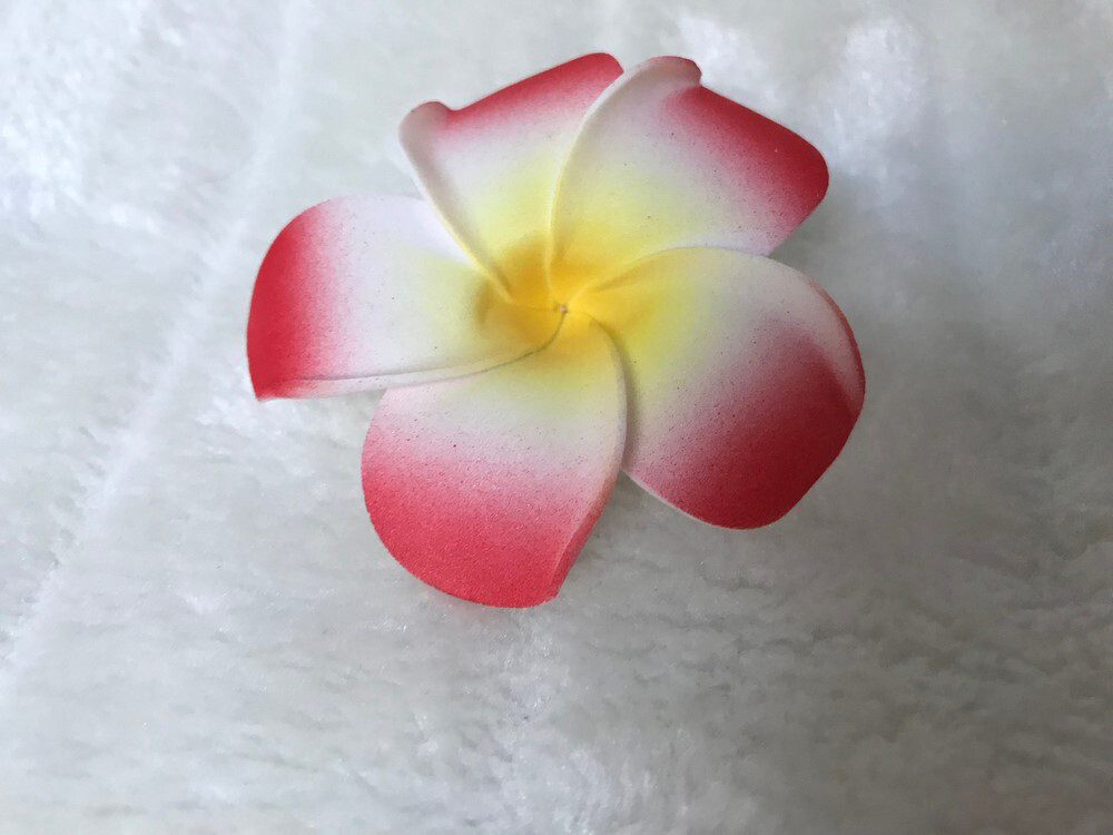 Pince à Cheveux Fleur Frangipanier - Motif Hawaïen, Choix De Couleur, Neuve Avec étiquettes