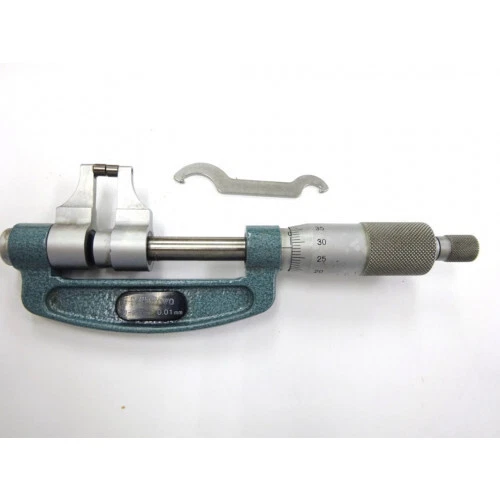 Mitutoyo Caliper Type Outside Micrometer 0-25mm with Case [VG] LTD From JAPAN