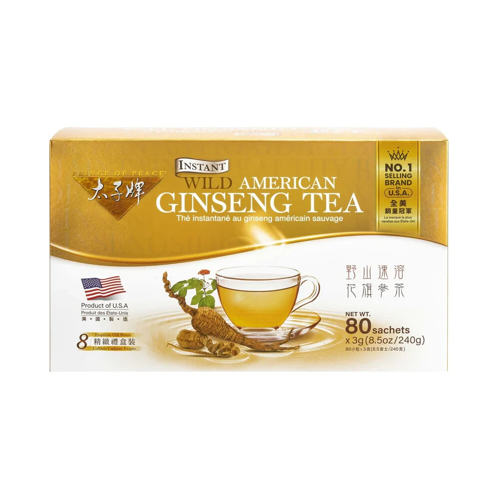 Prince of Peace Wild American Ginseng Instant Tea, 80 sachets eBay