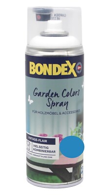 Bondex Garden Colors Holzlasur Spray 0,4L Frisches Lichtblau (RAL 5012)