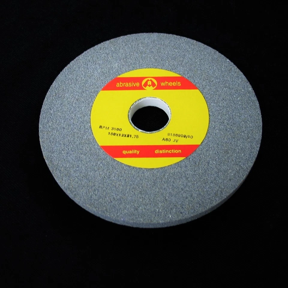 MIDLAND ABRASIVES 180mm x 25mm 7" A60 MEDIUM Quality Bench Offhand Grinding Wheel Grinder Workshop
