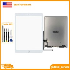 White LCD Display Digitizer Screen Home Button For iPad 7 A2197 A2198 A2200 10.2