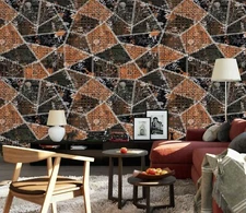 3D Brown Vintage G6708 Wallpaper Wall Murals Removable Self-adhesive Honey