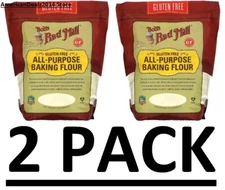 2 PACK - Bob's Red Mill Gluten Free All Purpose Baking Flour 44 oz (Total 88 oz)
