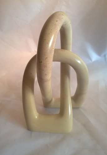 Große Speckstein Liebesknoten Skulptur (6 Zoll) - Bild 2 von 4