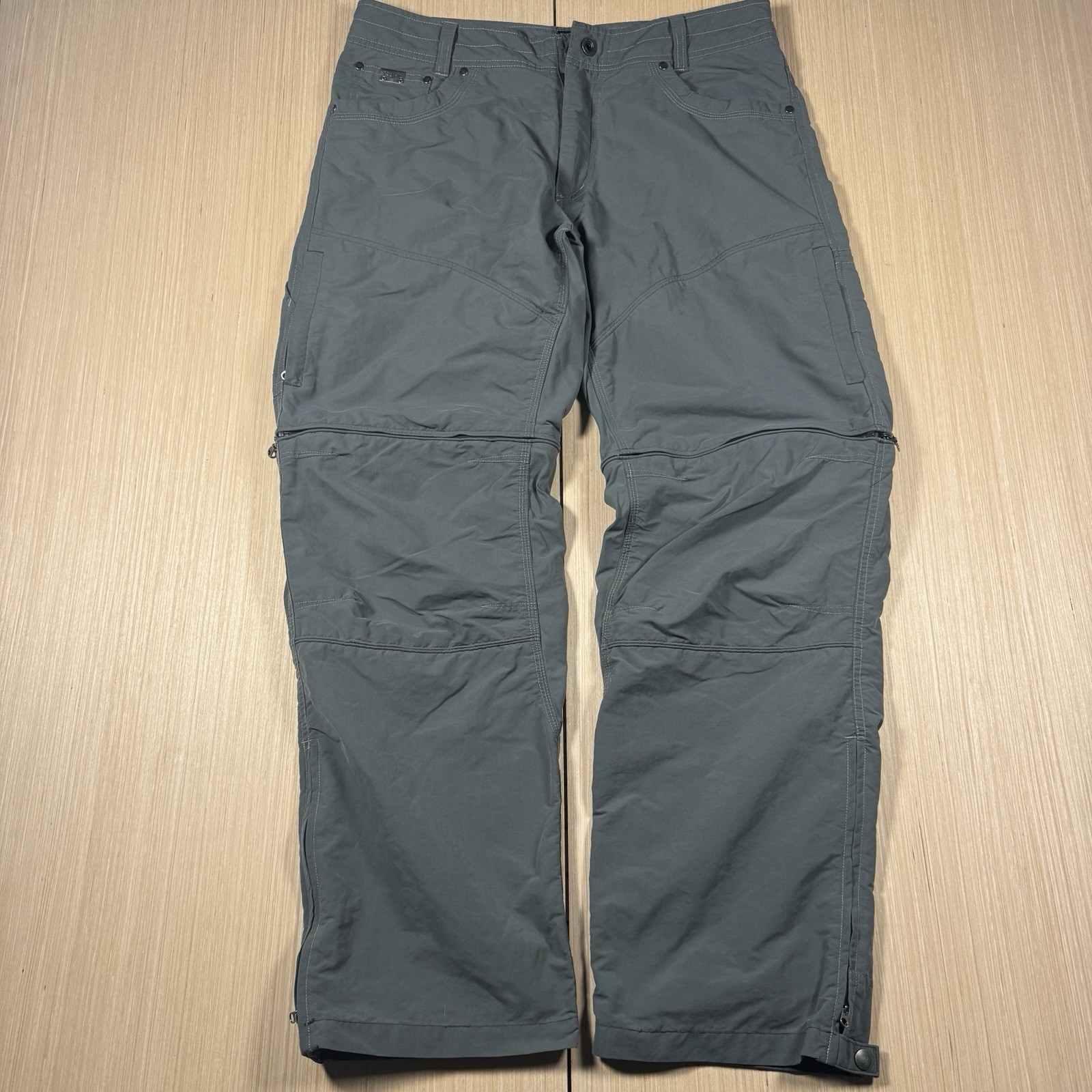 KUHL Liberator Zip-Off Cargo Pants 34x30 Stealth Hiking Outdoor