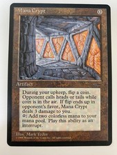 Mtg Mana Crypt/Mana Crypt Old English