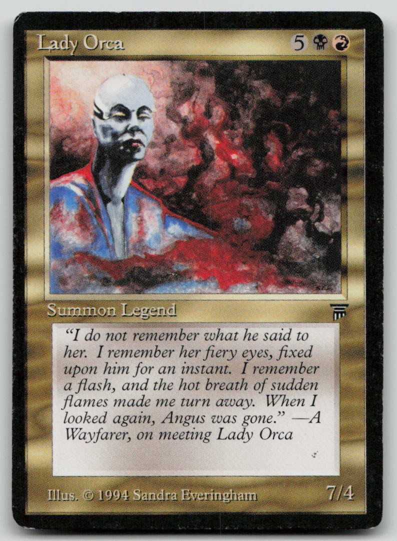 Lady Orca [Legends - 241] Lightly Played Uncommon Magic