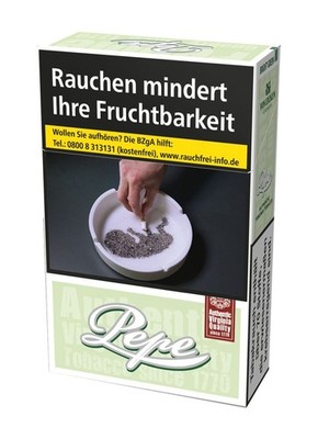 Stange Pepe easy green Zigaretten 10x20 zu 8,50/85,00