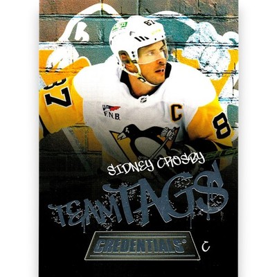 2025-26 UD CREDENTIALS TEAM TAGS #TT-29 SIDNEY CROSBY PITTSBURGH PENGUINS 1:50
