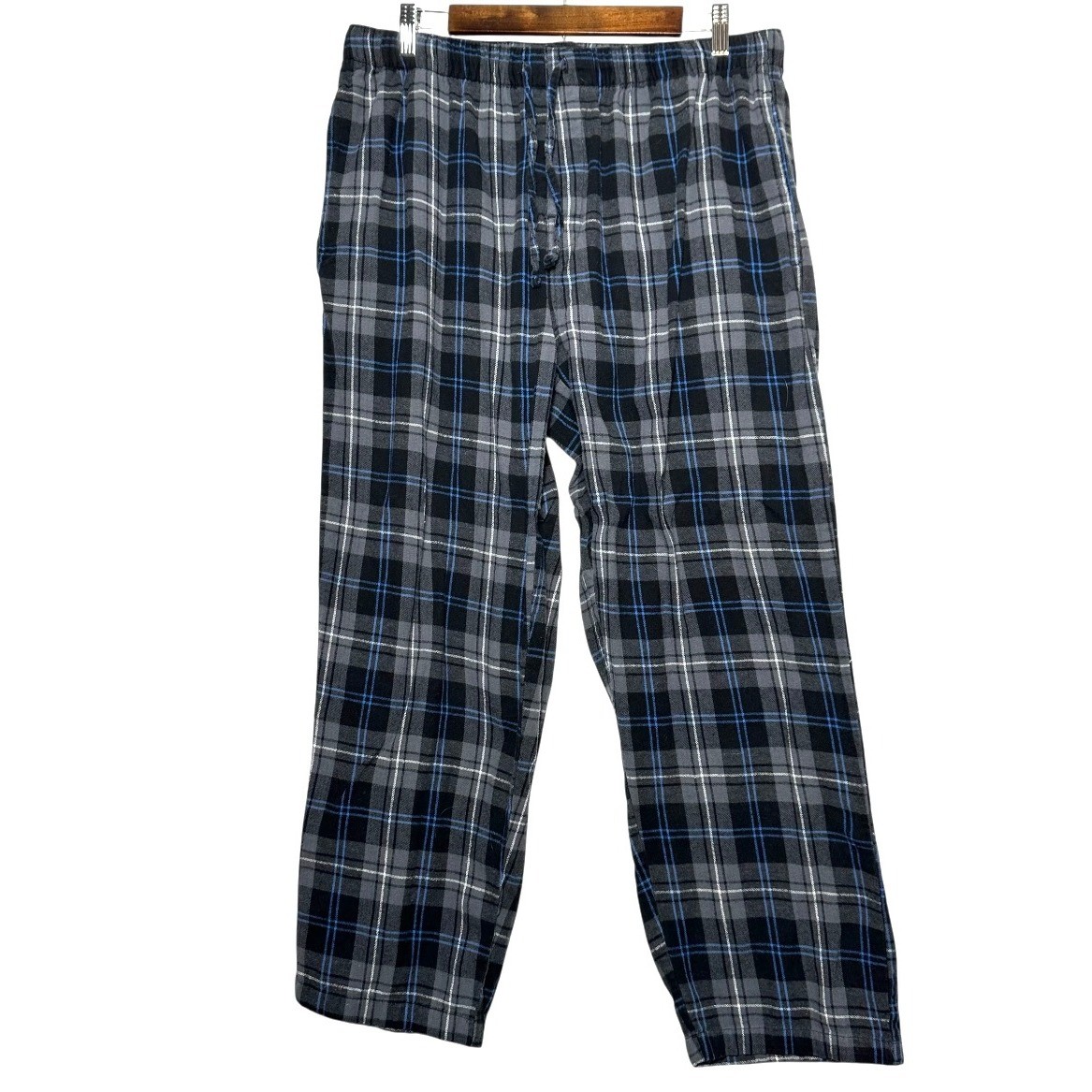 Joe Boxer Pajama Pants Mens Large Plaid Flannel Lounge Sleepwear Pockets Bottoms