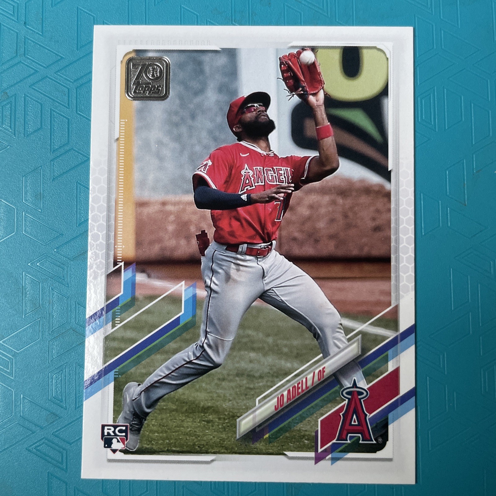 Jo Adell 2021 Topps ROOKIE Photo Variation SP #43 - Los Angeles Angels