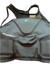 Storelli $49 Bodyshield Crop Top Womens Medium Black Wicking Goalkeeper Soccer