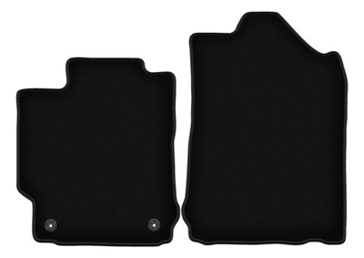 Fußmatten Automatten Vorne Velours Schwarz für Toyota Camry VIII XV50 2011-2018