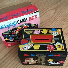Vintage Japanese Tin Toy Piggy Bank Showa Era