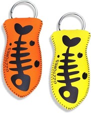 Floating Keychain Boat Key Float 4 to 5 Keys for Orange/Yellow