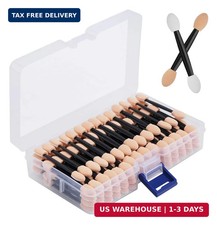 120 Pack Disposable Eyeshadow Brush, Double Ended Sponge Eye Shadow Applicator
